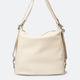 CORDELIA leather backpack - Taupe