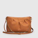CLIO Leather Crossbody Bag - Cuoio