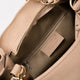 HELEN leather shoulder bag - Cipria