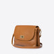 MAISIE leather crossbody bag - Cognac