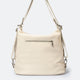 CORDELIA leather backpack - Taupe