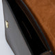 CALLIE leather crossbody bag - Dark Brown