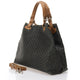 ARIA suede tote bag - Dark Green
