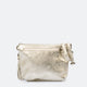 AGATHA leather crossbody bag - Platino