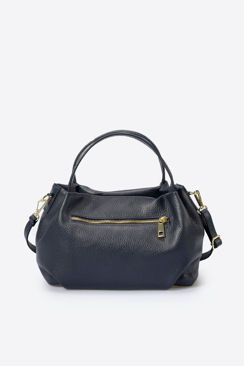 MAYA leather top handle bag - Blue
