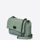 SIELLA leather shoulder bag - Menta