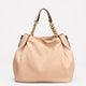 HELEN leather shoulder bag - Cipria