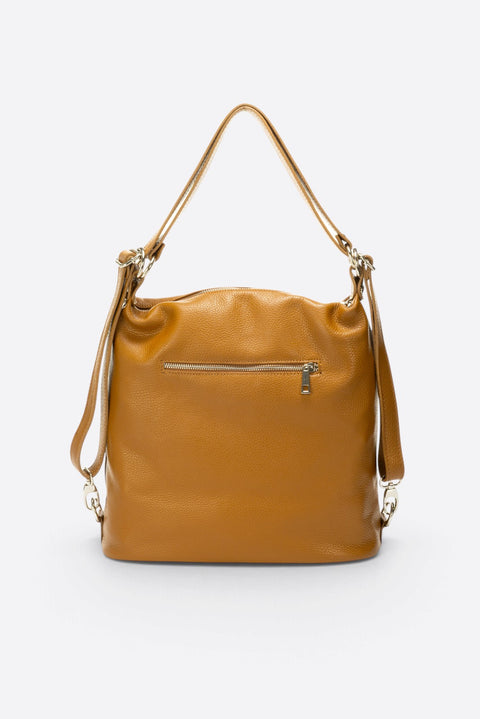 CORDELIA leather backpack - Cuoio