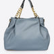HELEN leather shoulder bag - Celeste