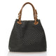 ARIA suede tote bag - Dark Green