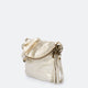 AGATHA leather crossbody bag - Platino