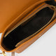 FREYA leather crossbody bag - Cognac