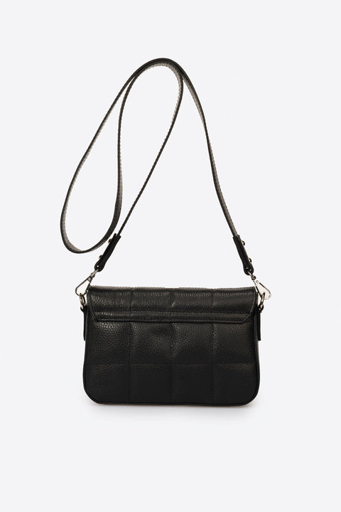 EMILIA leather crossbody bag - Nero