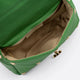 KYLIE leather top handle bag - Green
