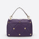 KYLIE leather top handle bag - Purple