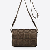 EMILIA Leather Crossbody Bag - Bronzo