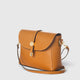 FREYA leather crossbody bag - Cognac