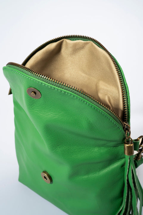AGATHA leather crossbody bag - Mela