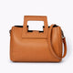 ANTHEA leather top handle bag - Cuoio